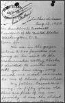 Detail of Letter, Page 1