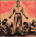 Detail from Student Rally for Don Henry Poster