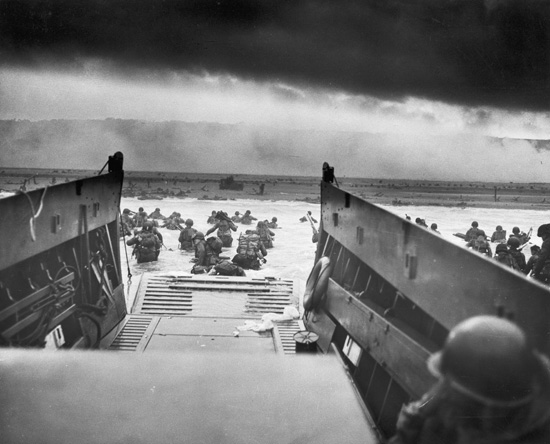 Landing on the Coast of France on D-Day