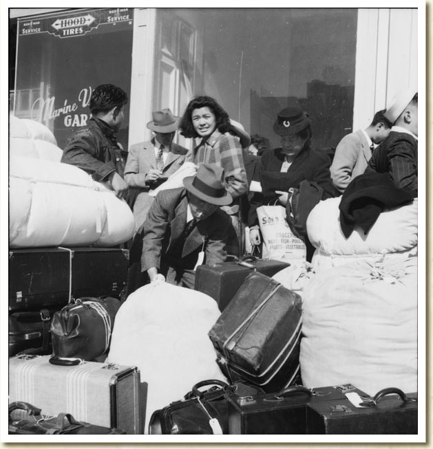 Japanese Evacuation from San Francisco, California, April 16, 1942