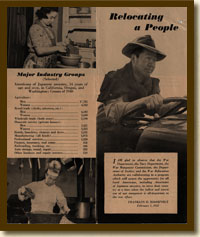 Brochure, Relocating a People, February 1, 1943