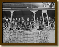 Photograph, St. Paul’s Residents Evacuated on U.S. Army Transport Delarof, June 15–16, 1942