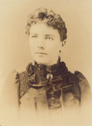 Laura Ingalls Wilder as a young woman, not dated 