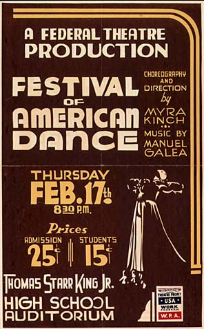 Poster: Festival of American Dance