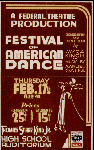 Poster: Festival of American Dance