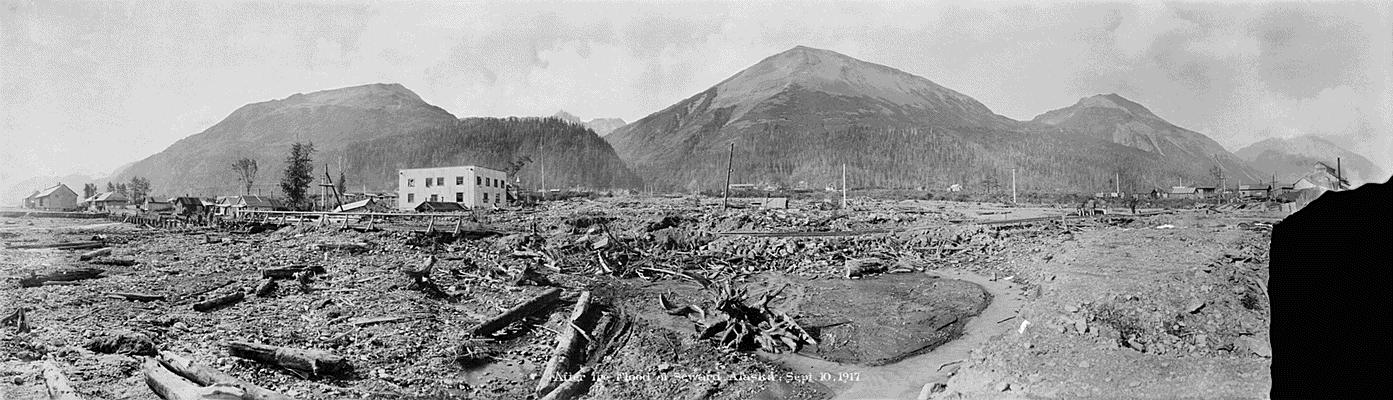 "After the Flood, Seward, Alaska. September 10, 1917"