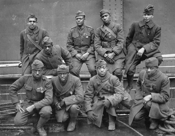 "Some of the colored men of the 369th (15th N.Y.)..."