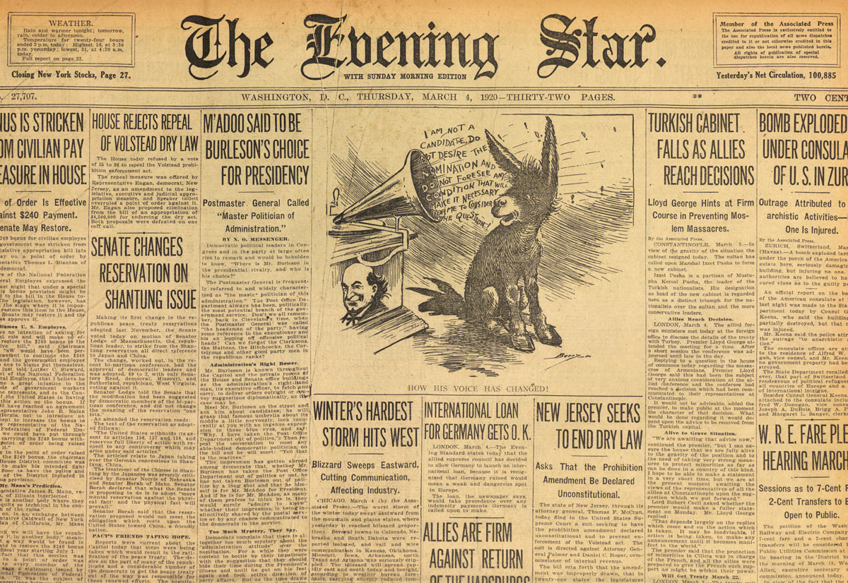 Newspaper Frontpage Template