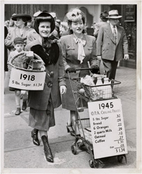 historical image of women shopping