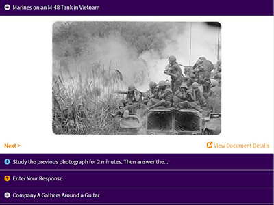 The War in Vietnam - A Story in Photographs activity
