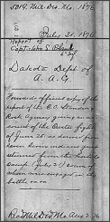 Letter from Captain John S. Poland