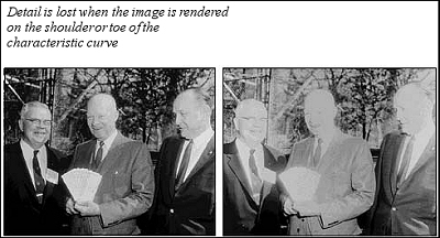 Loss of detail in photographs of Eisenhower