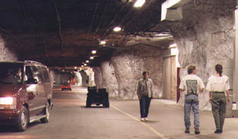 Rock walled wide tunnels