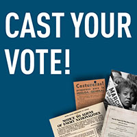 Records of Rights: Cast Your Vote button