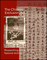 Chinese Exclusion Act eBook cover