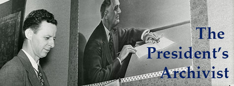 Title graphic for "The President's Archivist"