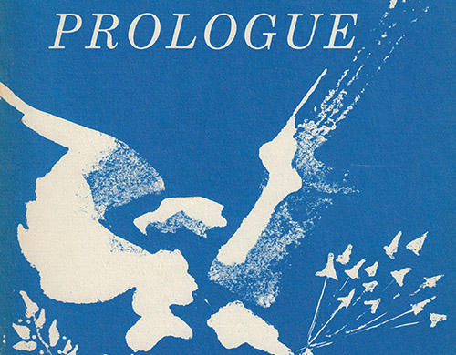 Spring 1969 cover of Prologue magazine