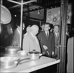 Nixon with Khrushchev