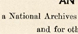 National Archives Act