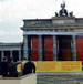 President Kennedy viewing the Berlin Wall and the Brandenburg Gate