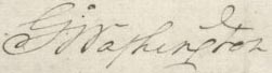 George Washington's first inaugural address, delivered April 30, 1789