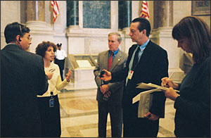 Stacey Bredhoff in the Rotunda