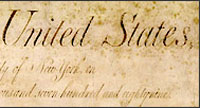 Bill of Rights heading