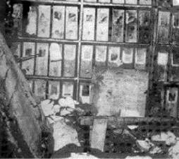 Fire damage from the 1921 fire