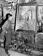 Painting in Merkers Mine