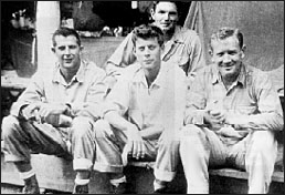 JFK and 3 colleagues on Solomon Islands