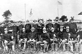 First Marine Battalion Officers
