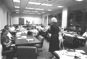 Betty Debnam leads teaching session