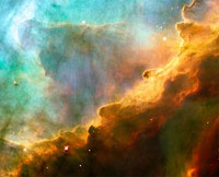storm of turbuent gases taken by Hubble