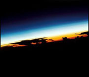 sunrise from Space Shuttle Endeavor Mission STS-068