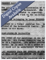 M1782- OSS Art Looting Investigation Unit Reports, 1945-46