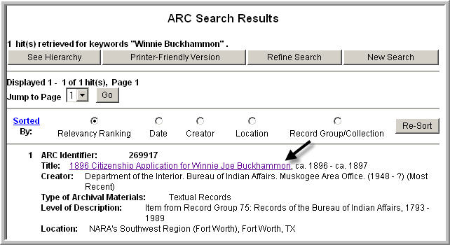 ARC Search