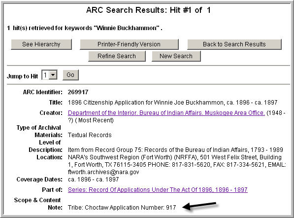 ARC Search results