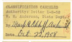 Classification and declassification markings