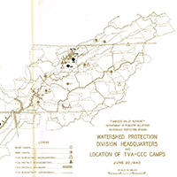 Map of CCC Camps