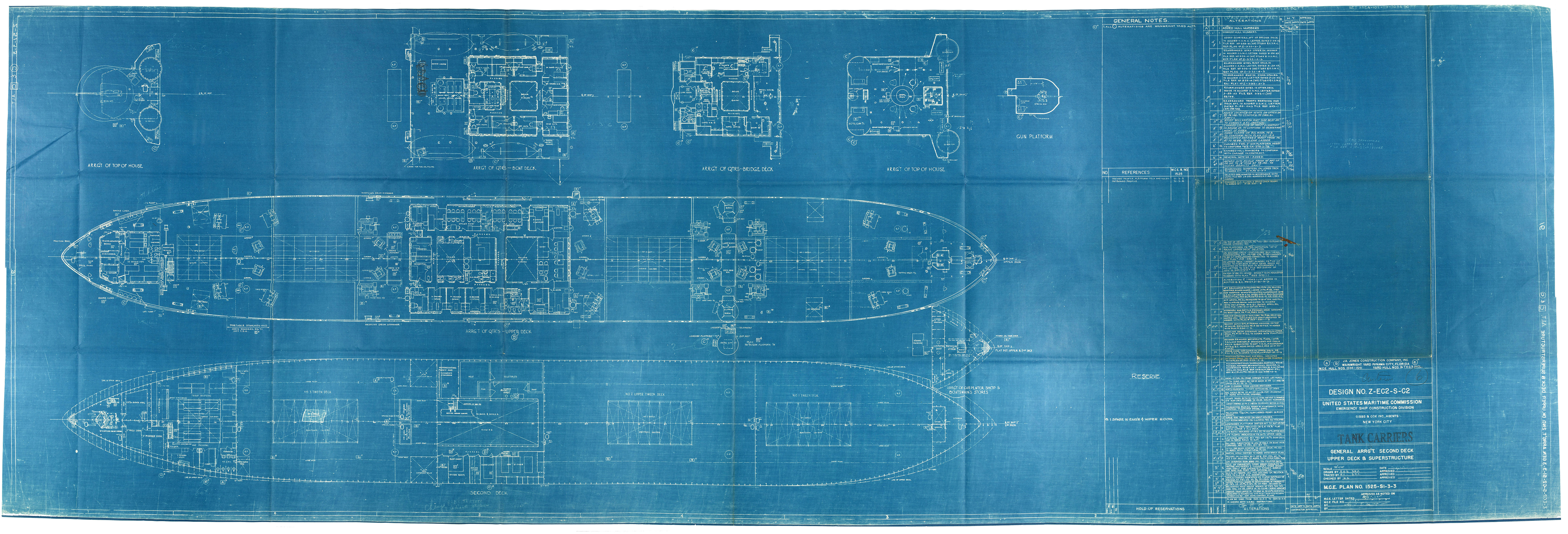 Drawings and Plans of Liberty Ships