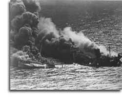 U-boat victim sinking