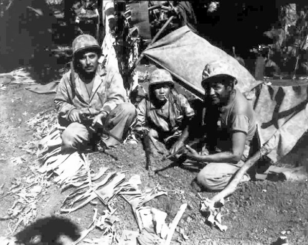 Three Navajo Codetalkers