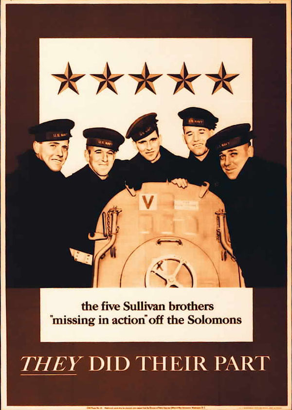 Poster of the Sullivan brothers