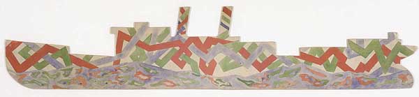 "American Dazzle" camouflage cutouts