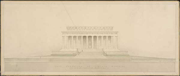 "East Elevation of Lincoln Memorial"