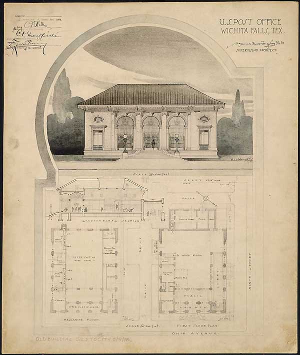 "U.S. Post Office, Wichita Falls, Texas"