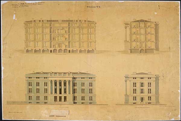 Plan for the War Department Building at Pennsylvania Avenue and 17th Street, Washington, DC 