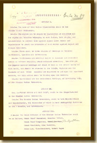 Mission Indian Federation Constitution, ca 1922