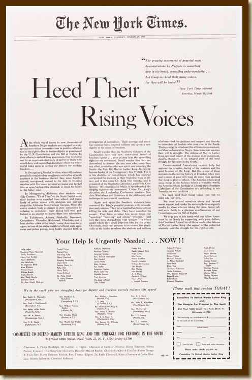 Advertisement from Heed Their Rising Voices