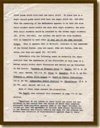 Statement, Hernandez v. Corpus Christi, Plaintiffs Reply to Defendant Brief, December 18, 1956